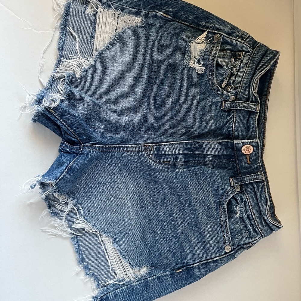 American Eagle Highest Rise Mom Short 000 Comfort Stretch Waistband